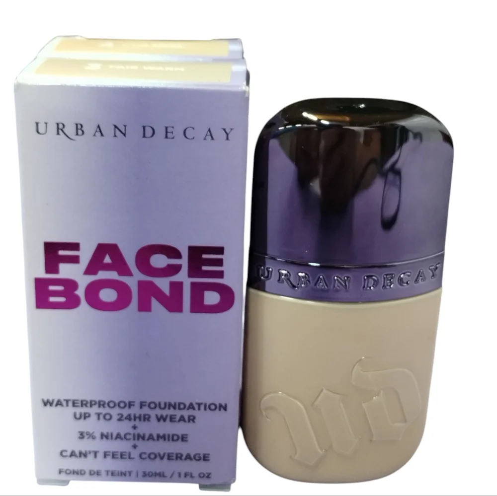 Urban Decay Women's Face Bond Waterproof Foundation up to 24Hr 3 Fair‎ Warm